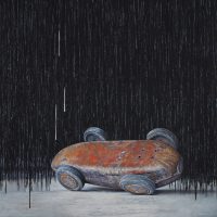 BUGATTI II
oil on canvas, 110x100cm