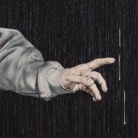 HAND I 
 oil on canvas, 100x70cm