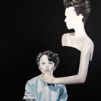 Mutters Sohn 
 oil on canvas, 120x100cm