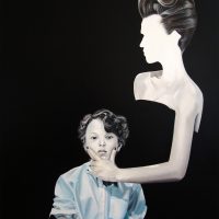 MUTTERS SOHN 
 oil on canvas, 120x100cm