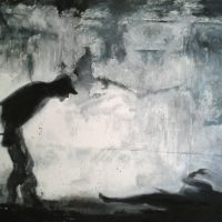 Schatten 
 oil on canvas, 100x140cm, 2010